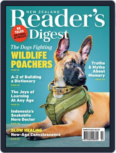 Reader’s Digest New Zealand March 1st, 2021 Digital Back Issue Cover