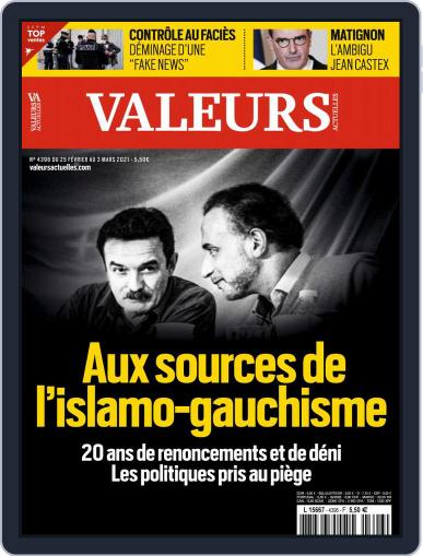 Valeurs Actuelles February 25th, 2021 Digital Back Issue Cover