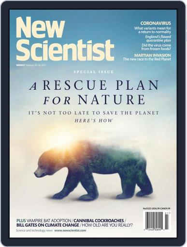 New Scientist February 20th, 2021 Digital Back Issue Cover