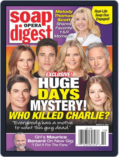 Soap Opera Digest March 8th, 2021 Digital Back Issue Cover