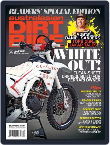 Australasian Dirt Bike April 1st, 2021 Digital Back Issue Cover