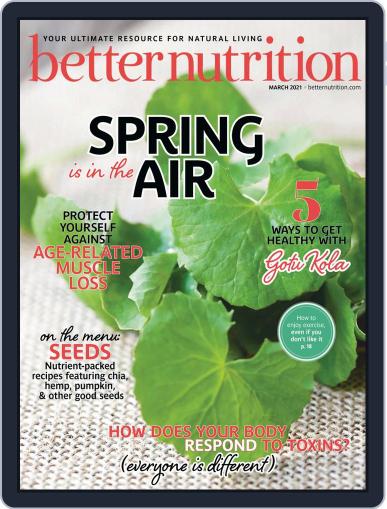 Better Nutrition March 1st, 2021 Digital Back Issue Cover