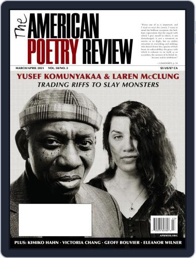The American Poetry Review March 1st, 2021 Digital Back Issue Cover