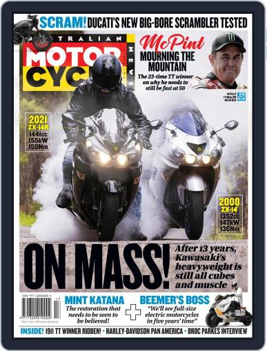 Australian Motorcycle News April 1st, 2021 Digital Back Issue Cover