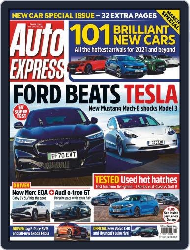 Auto Express March 3rd, 2021 Digital Back Issue Cover