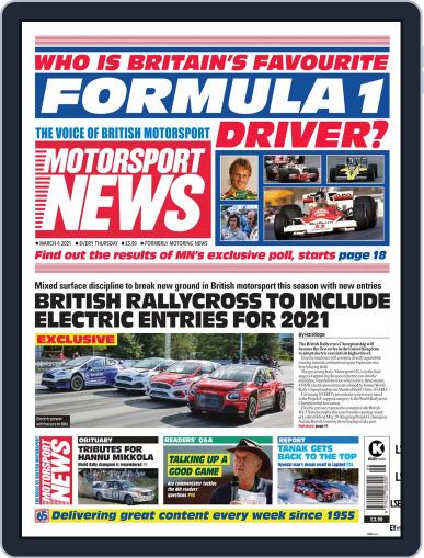 Motorsport News March 4th, 2021 Digital Back Issue Cover