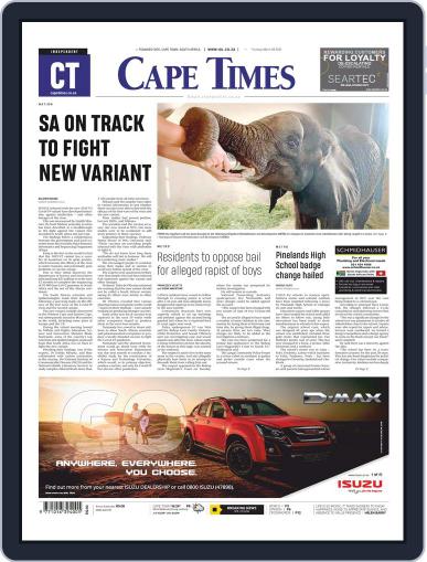 Cape Times March 4th, 2021 Digital Back Issue Cover