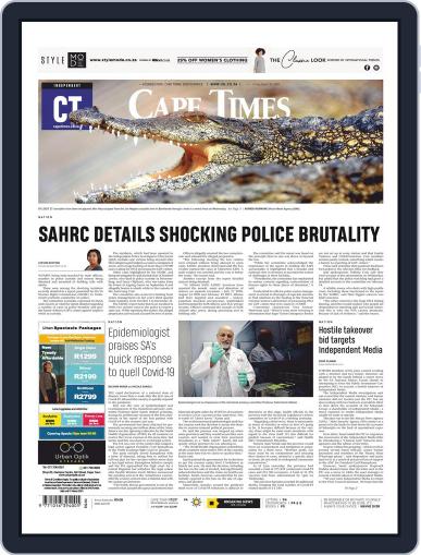 Cape Times March 5th, 2021 Digital Back Issue Cover