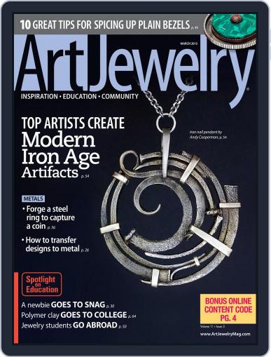 Art Jewelry January 23rd, 2015 Digital Back Issue Cover
