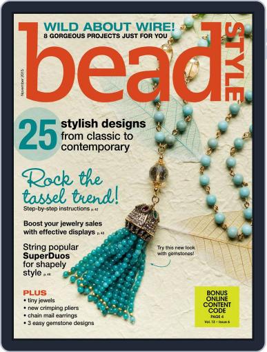 Bead Style November 1st, 2015 Digital Back Issue Cover