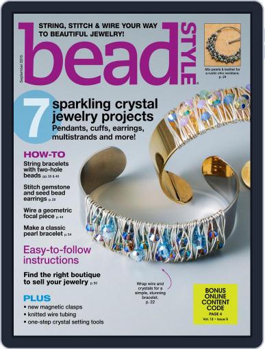Bead Style September 1st, 2015 Digital Back Issue Cover
