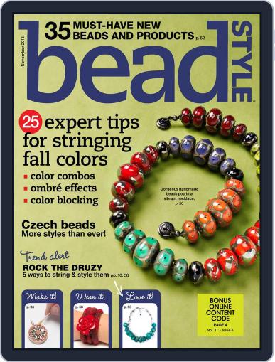 Bead Style September 21st, 2013 Digital Back Issue Cover