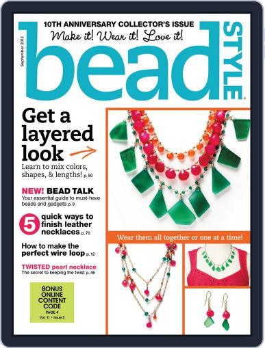 Bead Style July 20th, 2013 Digital Back Issue Cover