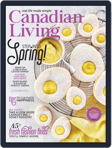Canadian Living April 1st, 2021 Digital Back Issue Cover