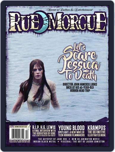 RUE MORGUE December 1st, 2016 Digital Back Issue Cover