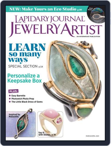 Lapidary Journal Jewelry Artist March 1st, 2021 Digital Back Issue Cover