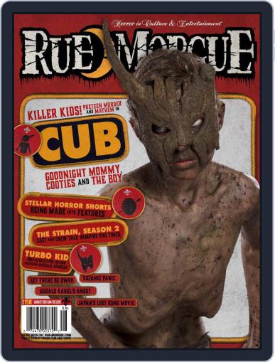 RUE MORGUE August 1st, 2015 Digital Back Issue Cover