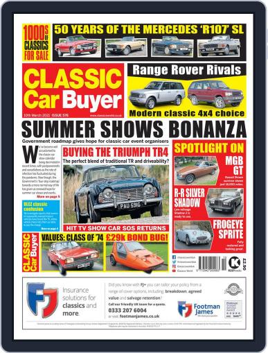Classic Car Buyer March 10th, 2021 Digital Back Issue Cover