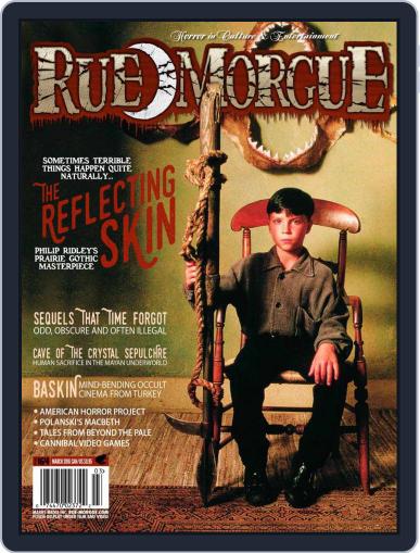 RUE MORGUE March 1st, 2016 Digital Back Issue Cover