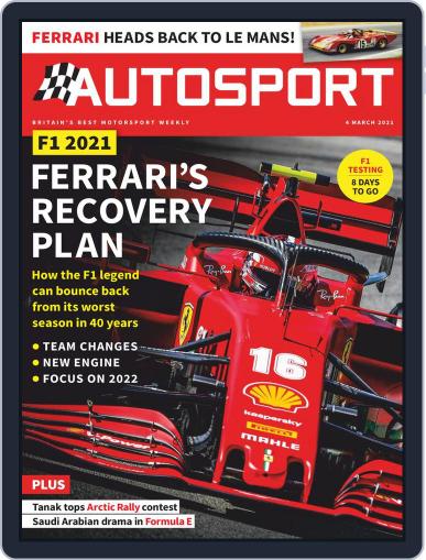 Autosport March 4th, 2021 Digital Back Issue Cover