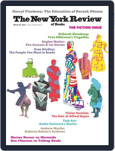 The New York Review of Books March 25th, 2021 Digital Back Issue Cover