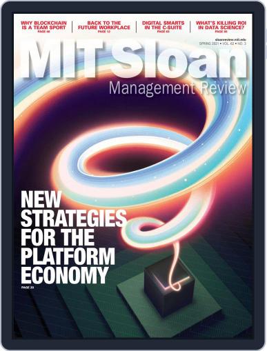 MIT Sloan Management Review April 1st, 2021 Digital Back Issue Cover