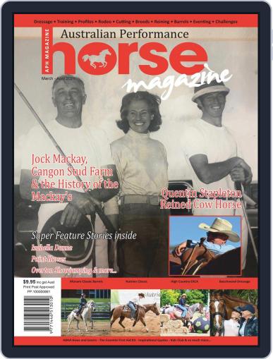 Australian Performance Horse March 1st, 2021 Digital Back Issue Cover
