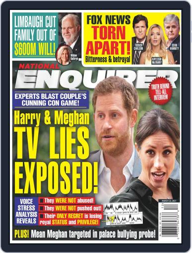 National Enquirer March 22nd, 2021 Digital Back Issue Cover
