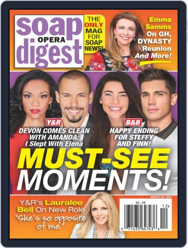 Soap Opera Digest March 22nd, 2021 Digital Back Issue Cover
