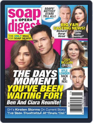 Soap Opera Digest March 15th, 2021 Digital Back Issue Cover