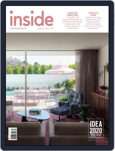 (inside) interior design review February 1st, 2021 Digital Back Issue Cover