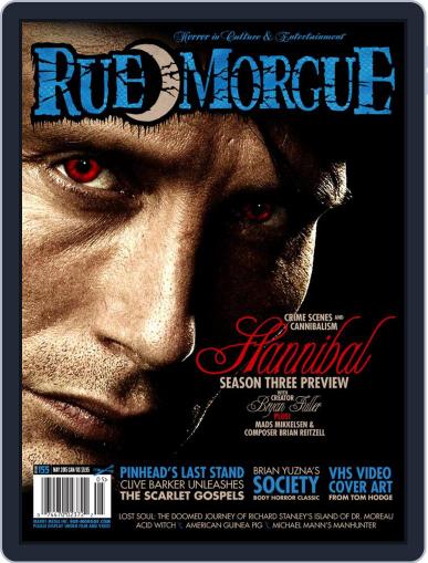 RUE MORGUE May 1st, 2015 Digital Back Issue Cover