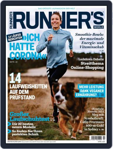 Runner’s World Deutschland April 1st, 2021 Digital Back Issue Cover