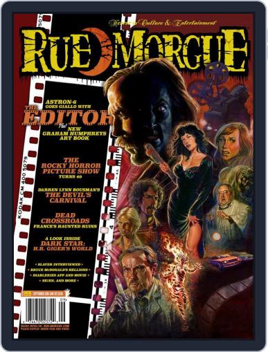 RUE MORGUE September 1st, 2015 Digital Back Issue Cover