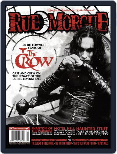 RUE MORGUE August 1st, 2014 Digital Back Issue Cover