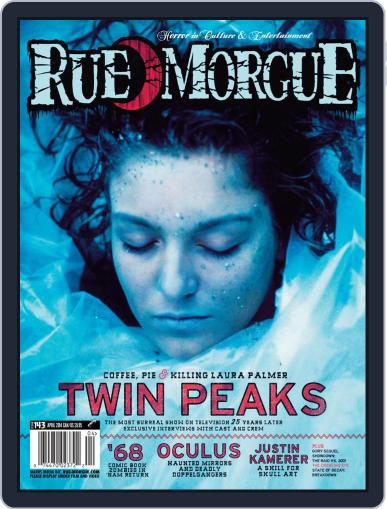 RUE MORGUE April 1st, 2014 Digital Back Issue Cover