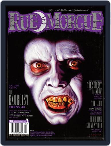 RUE MORGUE December 1st, 2013 Digital Back Issue Cover