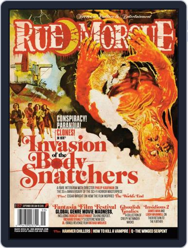 RUE MORGUE September 1st, 2013 Digital Back Issue Cover