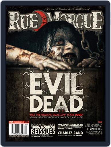 RUE MORGUE April 1st, 2013 Digital Back Issue Cover
