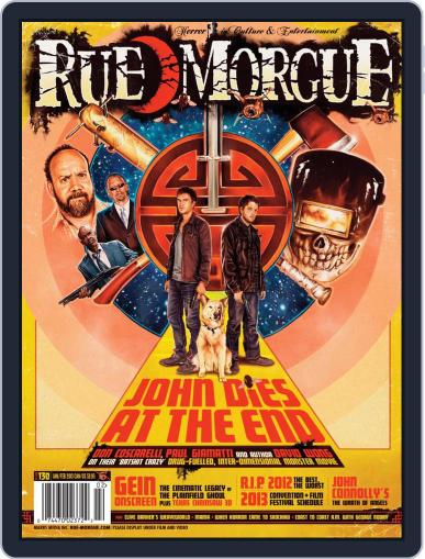 RUE MORGUE January 1st, 2013 Digital Back Issue Cover