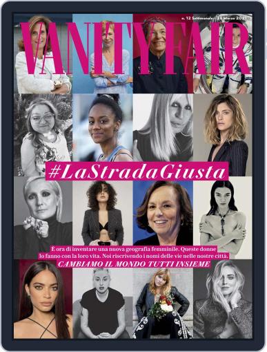 Vanity Fair Italia March 24th, 2021 Digital Back Issue Cover