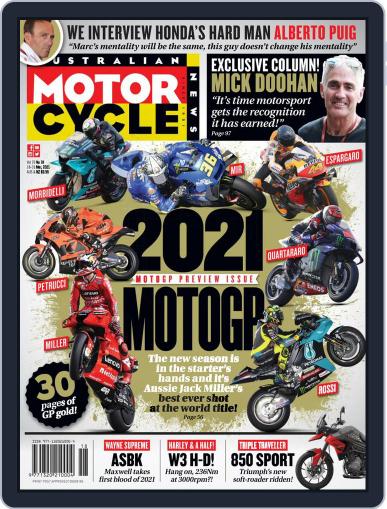 Australian Motorcycle News March 18th, 2021 Digital Back Issue Cover