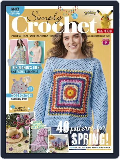Simply Crochet April 1st, 2021 Digital Back Issue Cover