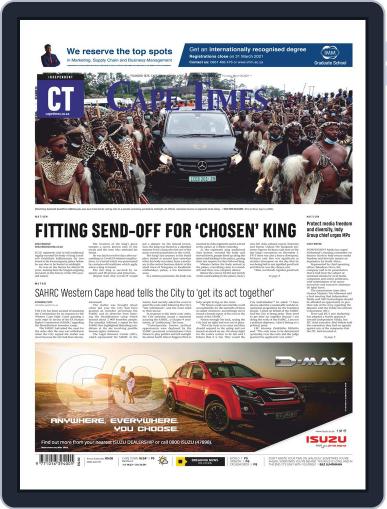 Cape Times March 18th, 2021 Digital Back Issue Cover
