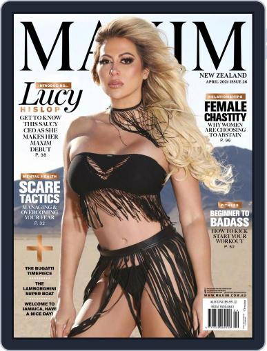 MAXIM New Zealand April 1st, 2021 Digital Back Issue Cover