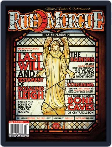 RUE MORGUE July 1st, 2013 Digital Back Issue Cover