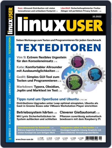 LinuxUser Magazine (Digital) September 22nd, 2022 Issue Cover