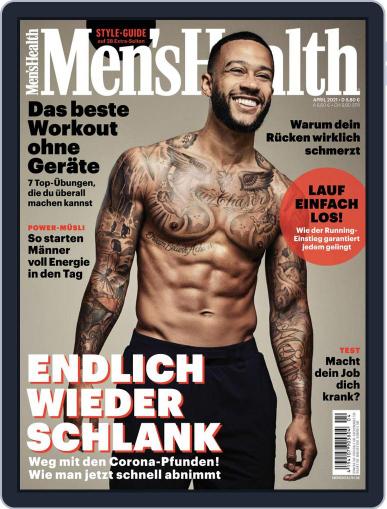 Men’s Health Deutschland April 1st, 2021 Digital Back Issue Cover