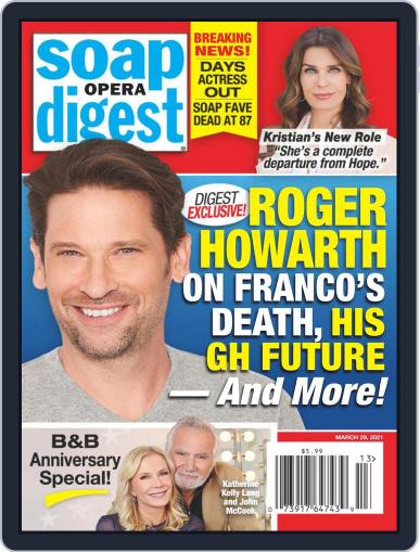 Soap Opera Digest March 29th, 2021 Digital Back Issue Cover