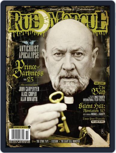 RUE MORGUE November 1st, 2012 Digital Back Issue Cover